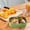 Green-GN-Lucky green for you, like every shamrock on St. Patrick's Day., variant on AuroraX Insulated Lunch Boxes for Women,Small Reusable Blue Thermal 2 Compartment Snack Containers,Square Microwave Safe Hot Food