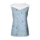thumbnail image 4 of Camiseta sin mangas de encaje con estampado de mujer Camiseta sin mangas de empalme de cuello redondo Camiseta ligera y cómoda delgada OAVQHLG3B Store lin121212, 4 of 5