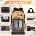 thumbnail image 4 of Bulopur Capybara Print Kids Backpack Set 4 Pcs Fruit Theme Breathable Kids School Bag with Lunch Box, Pencil Case and Water Bottle Cover for Capybara Lovers Elementary Students, 4 of 8