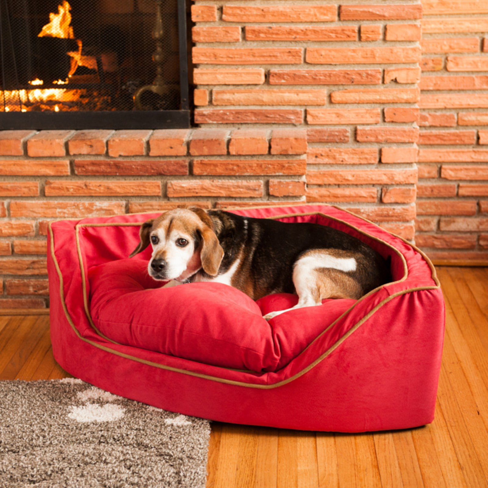 Snoozer Luxury Foam Sided Corner Pet Bed