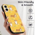 thumbnail image 5 of Compatible with Iphone 16 Case - Cute Soft Cute Corgi Dog Colorful Footprints Silicone Case Compatible with Iphone 16 Phone Case for Women Men, 5 of 6