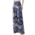 thumbnail image 2 of Fashion Women's Solid High Waisted Pants Ladies Drawstring Casual Pants RXIRUCGD Violet, Taille: m, 2 of 6
