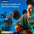 thumbnail image 2 of SHIYOU - Filtre Anti-Pop pour Micro FIFINE K688, K658, AM8, Écran Anti-Vent 6 Couches avec Support Réglable à 360°, Réduit le Bruit et les Reflets, 2 of 4
