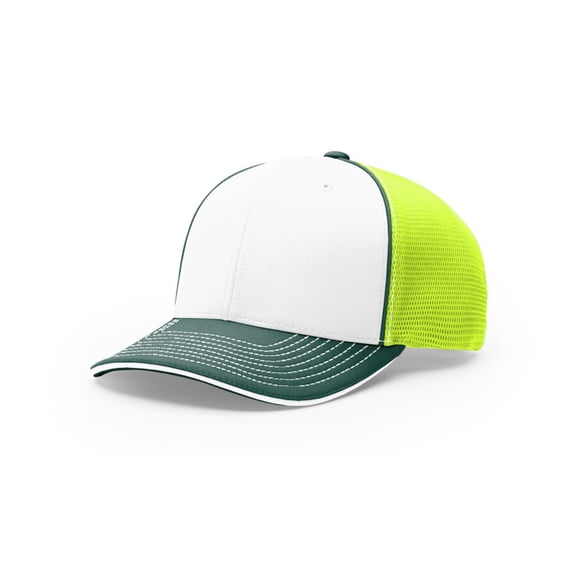 172 Tri White/Neon Yellow/Dark Green LG-XL
