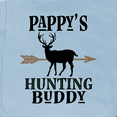 thumbnail image 3 of Inktastic Pappys Hunting Buddy Bow Hunter Baby Burp Cloth, 3 of 3