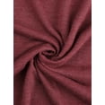 thumbnail image 5 of DARING DIVA Women's Plus Crew Neck Loose Fit T Shirt with Pocket Casual 3X Burgundy, 5 of 6