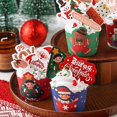 thumbnail image 2 of 50Pcs/Lot Christmas Cupcake Paper Muffin Cup Oil-Proof For Pastry New Year, 2 of 5