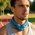 thumbnail image 5 of Soft Neck Cooling Wraps, Reusable Neck Cooler, Cooling Scarf Ice Bandanas, With Evaporative Cool Technology, Cools Instantly When Wet for Hot Weather, Sports, Fitness, Outdoor Activities, 5 of 6