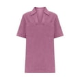 thumbnail image 4 of Robe avec Short, Robe en Denim à Manches Courtes pour Femmes, Coupe Ample, Style de Bureau, 4 of 6