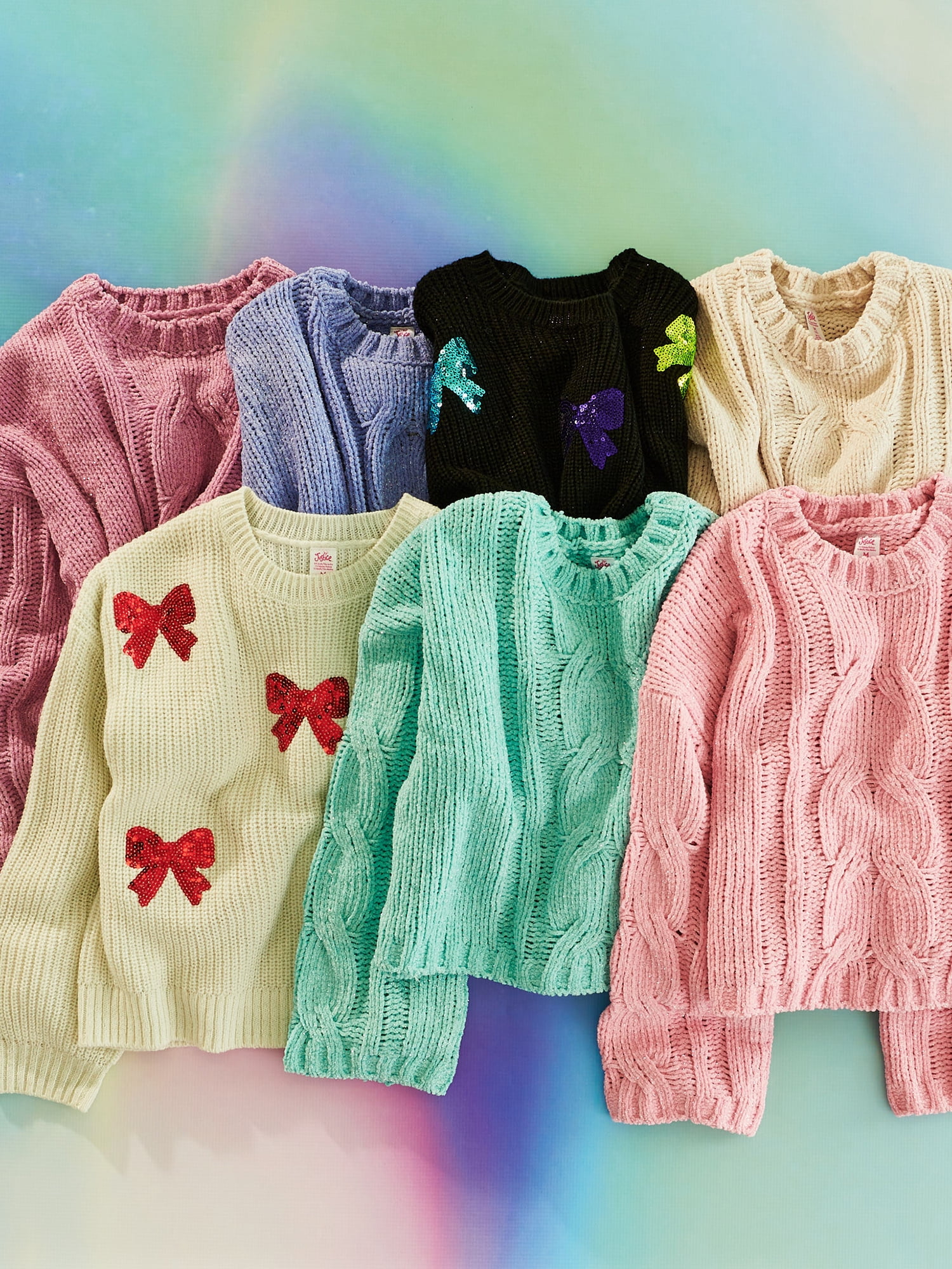 Justice Girls Cable Knit Sweater, Sizes XS - XLP
