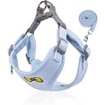 thumbnail image 1 of HAHDAXIA Dog Harness Small Breed?Puppy Harness and Leash Set Adjustable Reflective Step in Harness for Dogs Soft Mesh Comfort Fit No Pull,Dog Vest Harness for Small Dog (Small,Blue), 1 of 7