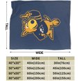 thumbnail image 3 of University of Akron Fleece Blanket, Very Soft Microfiber Flannel Blanket for Couch Warm and Cozy for All Seasons, 3 of 6