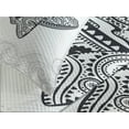 thumbnail image 4 of Ambesonne Fishing Quilted Bedspread Set 3 Pcs, Big Fish Oriental, King Size, Pale Grey Charcoal Grey, 4 of 5