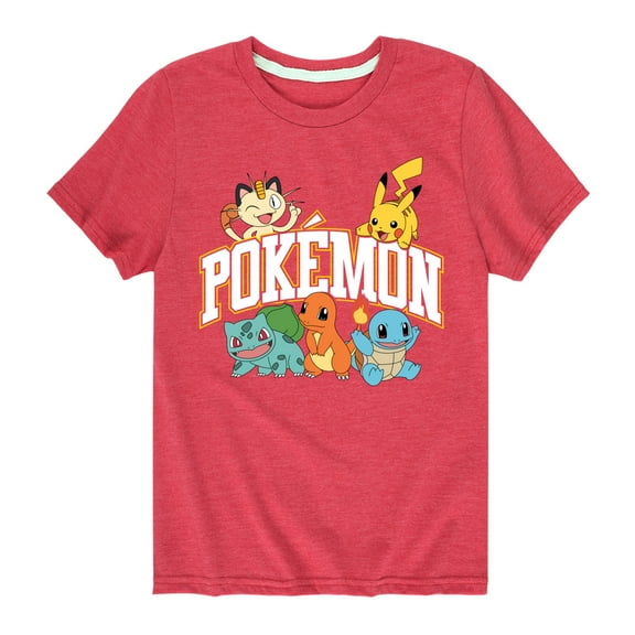 Pokémon - Pokémon Athletic Logo - Youth Short Sleeve Graphic T-Shirt