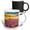 Multicolor, variant on 3drose, Imperial Sand Dunes Recreation Area, Ca. Primrose and Verbena., 11oz Two-tone Blue Mug