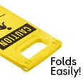 thumbnail image 6 of Watch Your Step Sign 2-Pack, Yellow Double-Sided PVC Material, Safety Signs, 6 of 7
