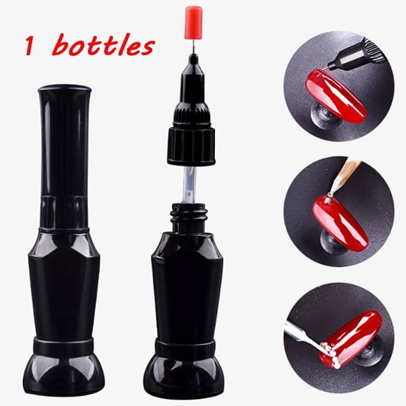 10Ml Nail Rhinestone Glue - 10Ml Nail Rhinestone Glue, Diamond Sticky Ornament Tool, Nail Pen Easter Mother'S Day Jia Pian Makeup Organizers