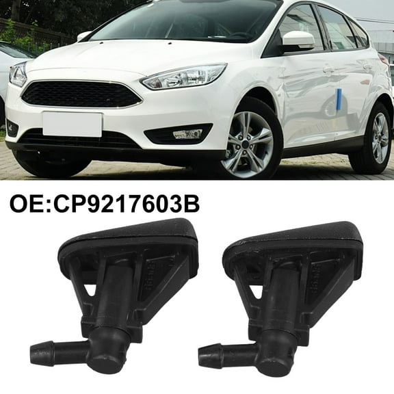 2Pcs Front Windshield Washer Jets Nozzle Sprayer- Cp9Z-17603-B For Ford For Focus- 2012-2017 Windscreen Wipers Accessories