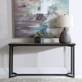 thumbnail image 7 of Uttermost Basuto Modern Iron Metal and Wood Console Table in Light Gray, 7 of 7
