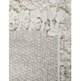 thumbnail image 6 of Unique Loom Hygge Shag Collection Area Rug - Misty (5' 1" x 8' Rectangle Ivory/Beige), 6 of 6