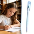 thumbnail image 2 of Gradient Color Drifting Bottle 0.5mm Neutral Retractable Pen, Rotating Ballpoint Smooth Writing Black Ink Pen, Fast Drying Office Stationery, Style A (Multicolor, 15*1), 2 of 5