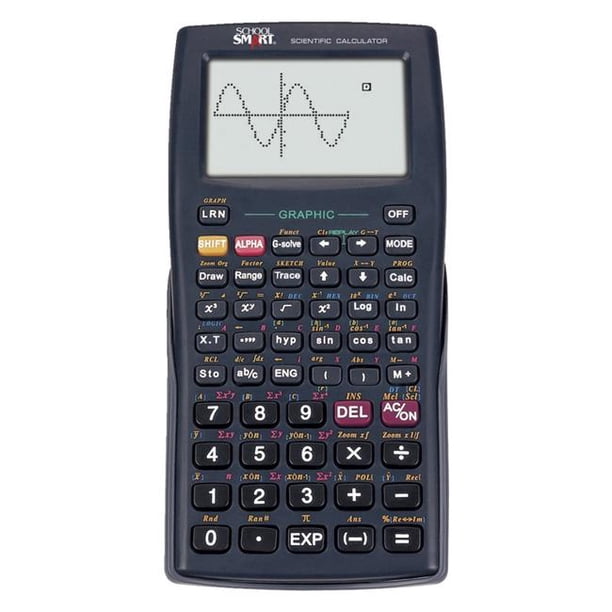 Catiga Electronics 1596819 School Smart Graphic Calculator 44 10 Plus 2 Dot Matrix Walmart Com Walmart Com