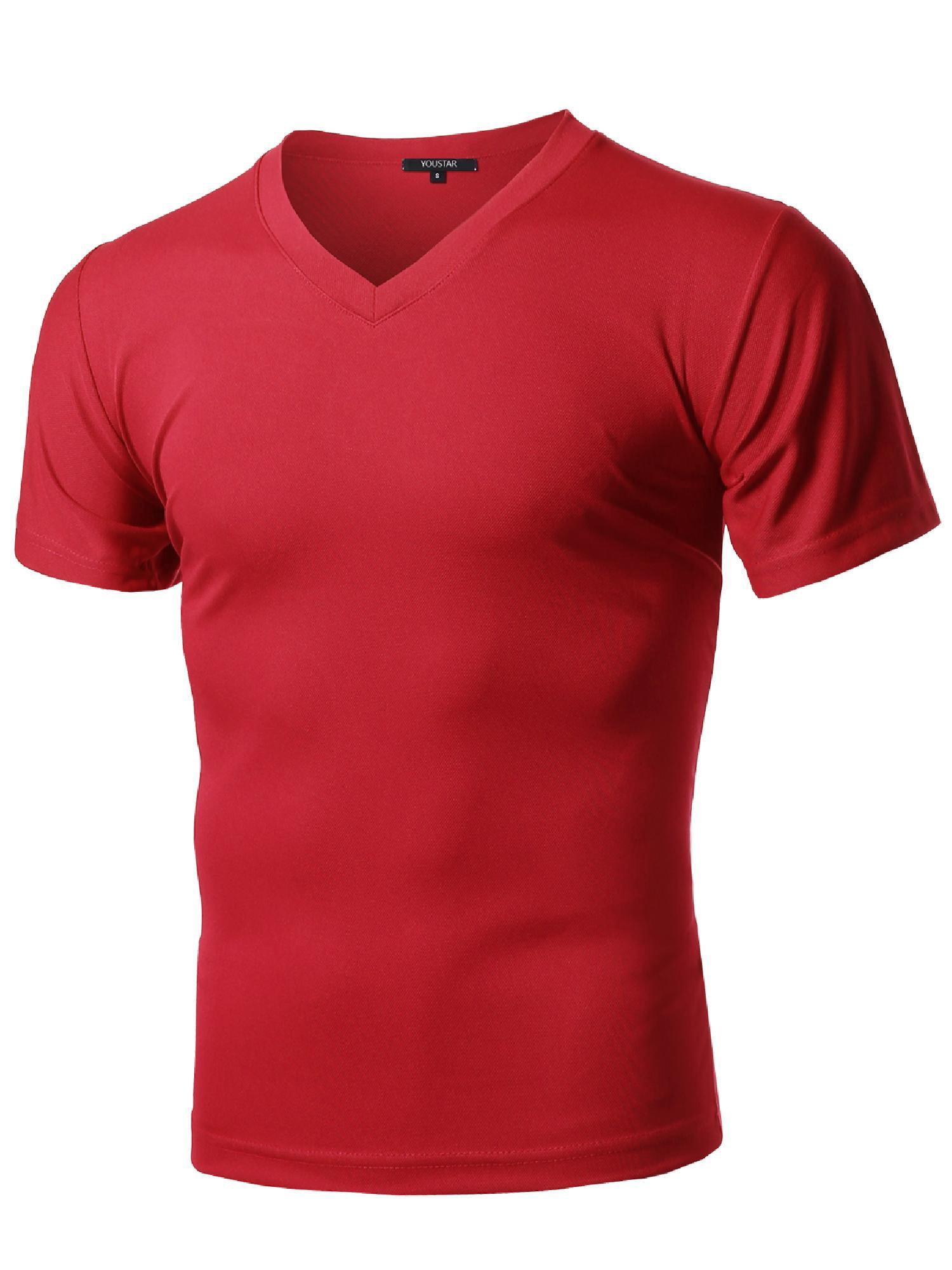 Short Sleeve V-neck T-shirt Tee 
