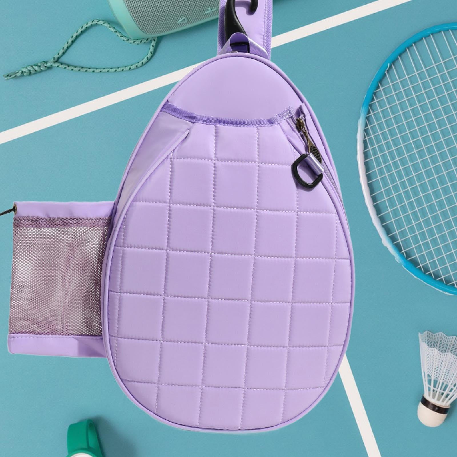 Luwecf Tennis Racket Shoulder Bag Badminton Bag Large Professional Tennis Handbag Water