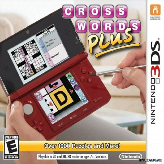 Restored Crosswords Plus (Nintendo 3DS, 2012) (Refurbished)