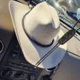 thumbnail image 2 of Soporte para sombrero, soportes para sombrero de vaquero para su vehículo, soporte para sombrero de vaquero para camión, SUV, coche (mantener la forma del sombrero), soporte para sombrero para ac, 2 of 5