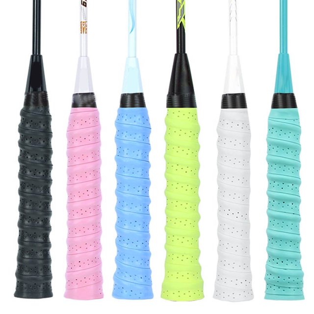 Xihbxyly Vendas para Bádminton, Diseño Antideslizante Que Absorbe El Sudor, Agarre Cómodo para Raquetas de Tenis y Cañas de Pescar, Uso Multifunción, Juego de 4, Tamaño 110 X 2,5 Cm