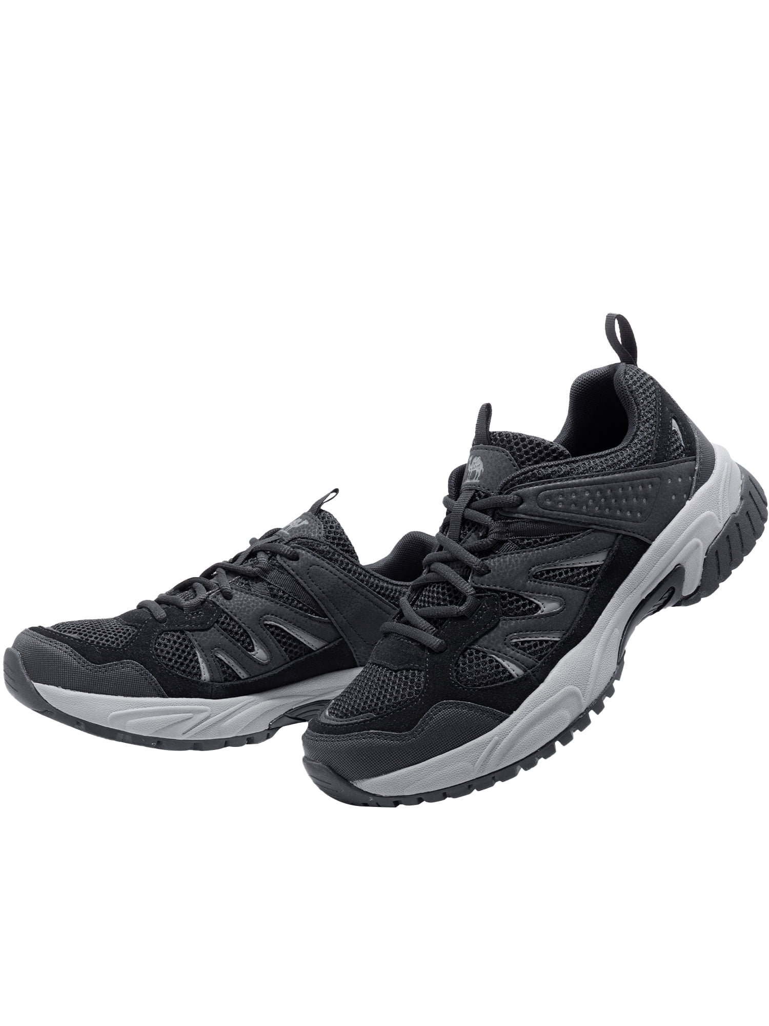 OutPro Men's Hiking Shoes Non-Slip Lightweight Sneakers Breathable Athletic Shoes Low-Top Trail Running Shoes
