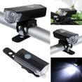 2 Pack Rechargeable Bike Lights, Ultra Bright Bicycle Headlight and