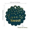 thumbnail image 6 of Inkdotpot Gold Foil Paper Hang Tags Love Is Sweet Wedding Favor Tags 100 Piece, 6 of 7