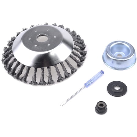 Derusting Weeding Wheel 8 inch Wheel Brush Disc Trimmer Head Twisted ...