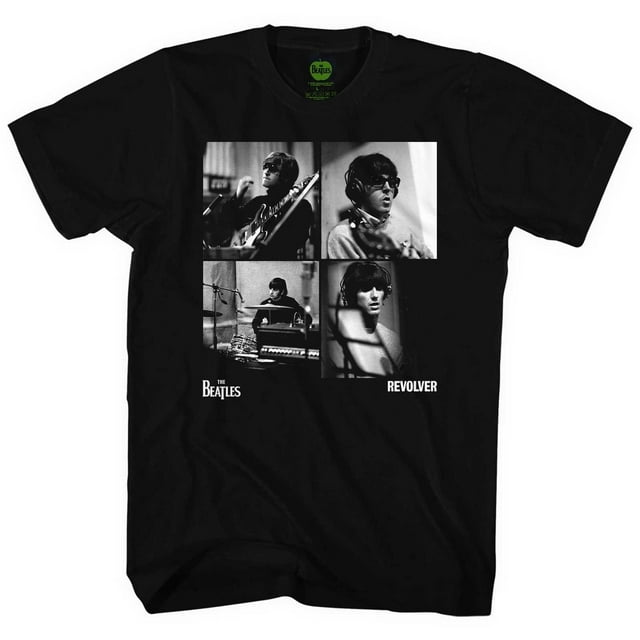 The Beatles Adult Revolver Studio Shots Cotton T-Shirt
