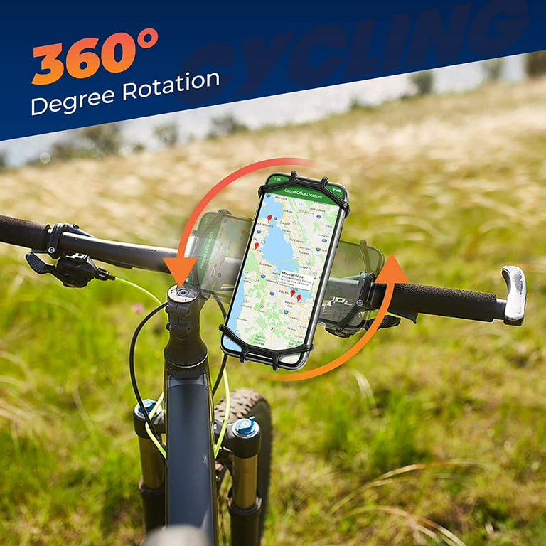 Yirtree Premium Bike & Motorcycle Phone Mount, 360 Degree Rotating Bike  Phone Mount Holder, Cycling GPS Units, 6 Colors Universal Bike Phone Holder,  Bicycle Cell Phone Holder for Bike 