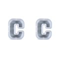 thumbnail image 1 of Molde de silicona Alfabetos Cateissary Adorno Bandejas 2Conjunto, 1 of 6