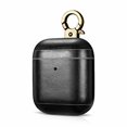 thumbnail image 2 of intelliARMOR IA-CYON-BLK Leather AirPod Case, Black, 2 of 4