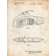 thumbnail image 2 of Borders, Cole 12x14 Gold Ornate Wood Framed with Double Matting Museum Art Print Titled - PP1015-Vintage Parchment Robin Motorcycle Patent Poster, 2 of 4