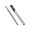 Green2, variant on Yoga Stick for Stretching - Flexibility Workout Rod with Titanium Steel Core, Fitness Alignment Bar for Body Posture Correction and Athletic Warming Up