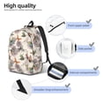 thumbnail image 5 of Daiia Flying Butterflies-1 Vintage Canvas Backpack for Men and Women ,Hiking Backpack,Travel Laptop Bag for School,Large Capacity Backpack, 5 of 8