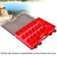 thumbnail image 3 of Fly Lure Container, Fishing Tackle Storage Box Lightweight ABS Bait Tackle Case Fly Lure Case, for Outdoor Fishing Tackles, 3 of 7