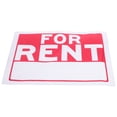 thumbnail image 3 of MOVTOTOP For Rent Sign Sticker Made of Durable Paper Perfect for Decor Use Red Color No Residue When Removed 1 Sheet, 3 of 8