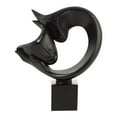 thumbnail image 1 of Estatuas abstractas modernas Figuras Artesanías Arte de pareja Cara Escultura Negro Zulema figuritas de estatua de resina, 1 of 8