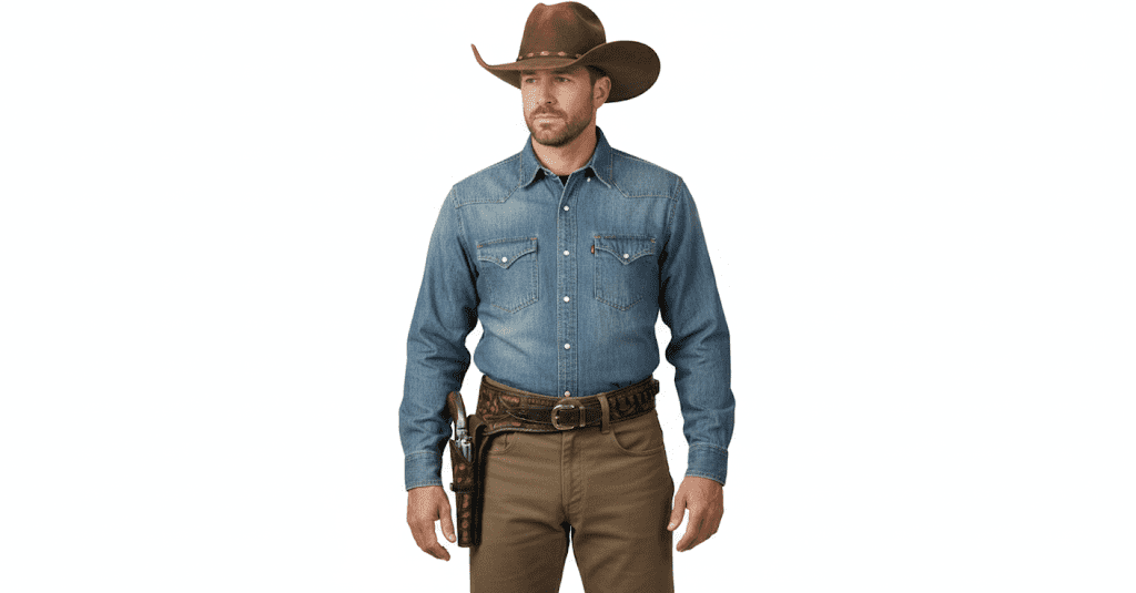 TJAYZ Western Drop Loop Leather Gun Belt & Holster, Right Hand, 44/45 Caliber, BROWN 40"
