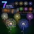 thumbnail image 4 of Solar Firework Garden Lights, 240 LED, 2-Pack, Waterproof Outdoor Decorative Stakes,Green, 36-Inch Height, 4 of 11