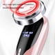 thumbnail image 3 of Qarigey Masajeador Facial de plástico para mujer, limpieza manual recargable, cuidado de la piel, antiarrugas, 600mAh, blanqueamiento, 5V, dispositivo Tratamientos faciales Rosado Qarigey CE014294-02B, 3 of 6