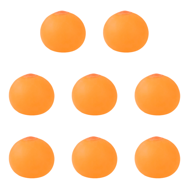 Juguete Antiestrés para Aliviar El Estrés Apretar Crecimiento Lento Y Adultos () Naranja