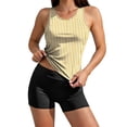 thumbnail image 2 of Roncen Womens Athletic 2 Piece Tankini Swimsuits with Shorts Swim Tank Tops and Boyshorts Bathing Suits, 2 of 9